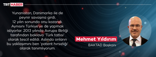 "Baklava Türk tatlısıdır"